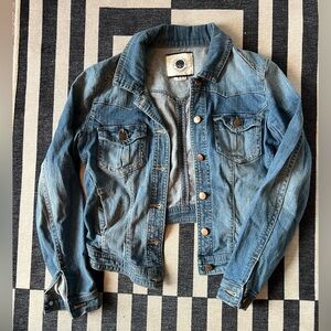 Cropped Anthropologie Denim Jacket